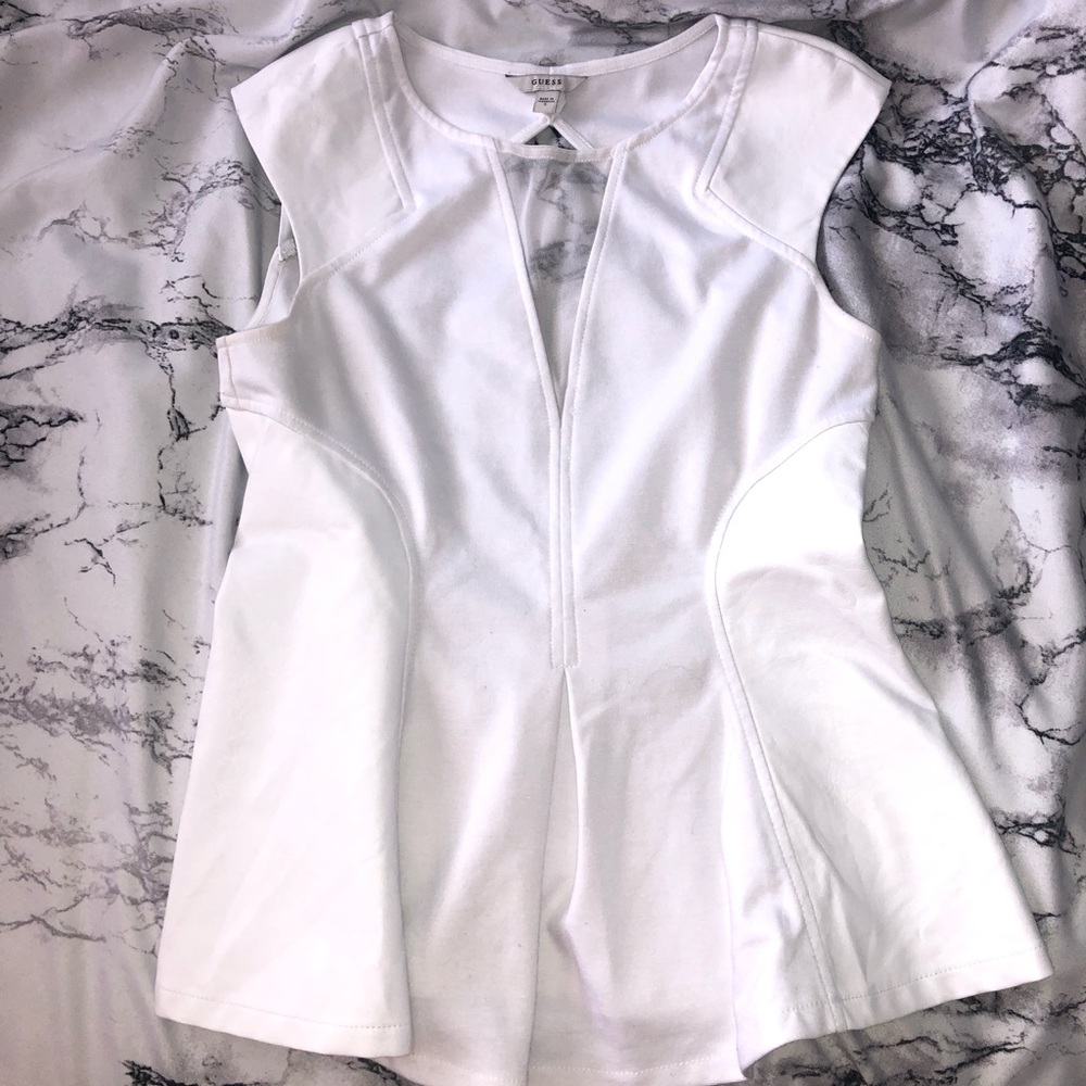 Guess White Blouse